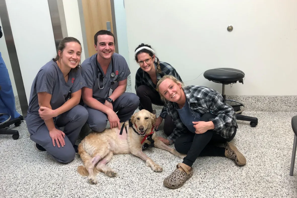 Marley, her mom and Marley's life-saving care team 